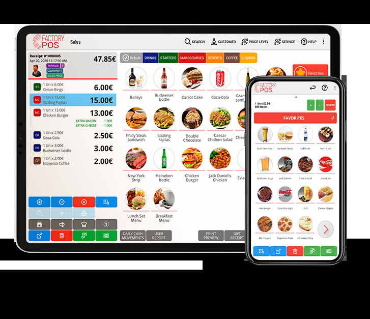 Ecosistema de Hardware y Software FactoryPOS Android